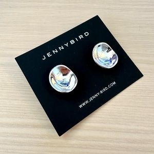 Jenny Bird - Silver Circle Earrings